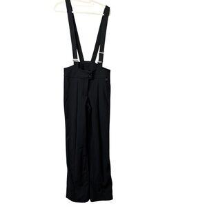 Roberta Tonini Skiing Overalls Pants Size US 8 Black * flaw